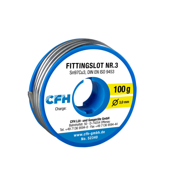CFH Fitting Soldeer - WL 340 100 Gr / 3,0 mm